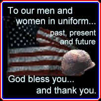 Thank You to our Men and Women in Uniform